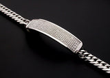 Saito - Heart Sutra  Platinum  Bracelet (Platinum 900) 18.00 cm