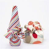 Modern Girl - Mizutama (Polka dot) - Furoshiki with two rings  70 x 70 cm