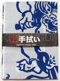 Iki - Raijin (God of Thunder) (The dyed Tenugui)
