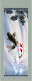 Sankoh Kakejiku - 11F4-023 Fuufu Taki nobori goi (Pine & pair of carps) - Free Shipping