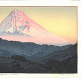 Yoshida Toshi - #016202 Mt.Fuji from Nagaoka, Morning - Free Shipping
