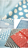 Konomi - Polka-Dot Furoshiki-Blue 50 x 50 cm Futoshiki (Japanese Wrapping Cloth)