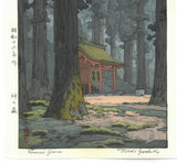 Yoshida Toshi - #014102  Kami no mori (The forest of God)  (Sacred Grove) - Free Shipping         Only one sheet left!!