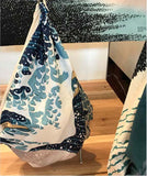 Sumidagawa - Katsushika Hokusai -The Great Wave off Kanagawa (浪裏に富士)  - Furoshiki 104 x 104 cm