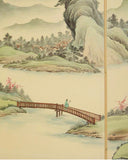 Japanese Traditional Hand Paint Byobu (Silk Folding Screen) - T 27 - Free Shipping