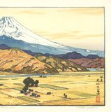 Yoshida Toshi - #018301 Izu Ohito no Fuji Aki  (Mt.Fuji from Ohito, Autmun) - Free Shipping