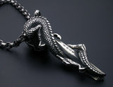 Saito - Rise Dragon & Fudo Myo-o's Sword Silver 925 Pendant Top