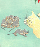 Kawanabe Kyosai - Neko (Cat) - Free Shipping