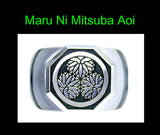 Saito - Family Crest Type - Octagon Ring Silver 925