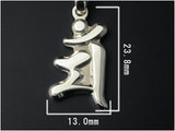 Saito - Man Shape Silver Pendant Top (Silver 925)