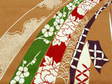 Kyoto Noren (Doorway curtain) 85 cm X 150 cm  - Noshime  - Beige - Free Shipping