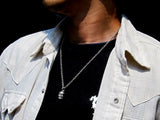 Saito - Tibetan Skull Silver Pendant top (Silver 925)