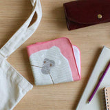 Kata Kata  soft towel 100% cotton -  Gorilla Pink ゴリラ ピンク 25 x 25 cm