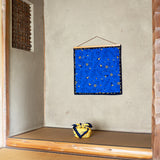 Support Ukraine Furoshiki　Tree of life  (Blue)   Furoshiki  (Japanese Wrapping Cloth)   50 x 50 cm