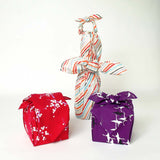 Seiran -  Crane 青嵐 綿 小 風呂敷 約48cm【群鶴】- Furoshiki (Japanese Wrapping Cloth)  48 x 48 cm