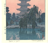 Yoshida Toshi - #014202  Pagoda in Kyoto - Free Shipping