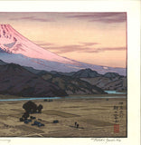 Yoshida Toshi - #016205 Izu Ohito (Mt.Fuji from Ohito in the morning) - Free Shipping