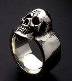 Saito - Skull Silver Ring w/ Bonji (Silver 925)　