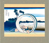 Sankoh Kakejiku - G2-091  - Katsushika Hokusai  #40 - Bishū Fujimigahara (Fuji View Field in Owari Province) - Free Shipping