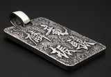 Saito - New Calligraphy  Ryujyo Rinshin Pendant top (Silver 950)