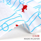 Komongara Tenugui - #2 Asagao (morning glory) (The dyed Tenugui)