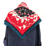 Dear Lady - Dahlia Furoshiki   97X97cm   (Japanese Wrapping Cloth)