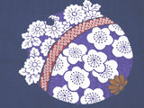 Kyoto Noren (Doorway curtain) 85 cm X 150 cm - Suzu Chirashi (Navy) - Free Shipping