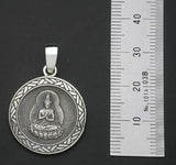 Saito - Dainichi Nyorai Silver Pendant Top (Silver 950)