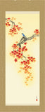 Sankoh Kakejiku - H30A4-098  Momiji ni Kotori  (Momiji & Small bird) - Free Shipping