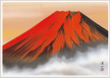 Sankoh Framed Mt. Fuji - G4-BF018L - Aka Fuji
