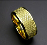 Saito - Heart Sutra Slim Gold Ring (18Kt Gold)　