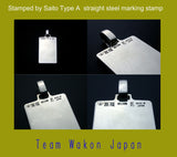 Saito - Type-A Custom Made Straight Jewelry Marking Punch, Jewelry Stamp, Steel logo Stamp