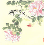 Imao Keinen - Bara (Rose & Birds) - Free Shipping