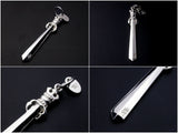 Saito - Fudo Myo-o's Sword Platinum 900 (Pt 900) Pendant Top