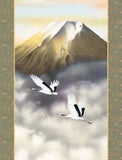 Sankoh Kakejiku - H29B3-003 - Kinki Fuji (Mt. Fuji & cranes) - Free Shipping
