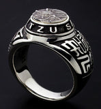 Saito - Dragon Crest Emblem(Silver 950) with Sun Tzu Silver Ring　