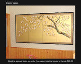 Tominaga Jyuho - Japanese Traditional Hand Paint Byobu (Gold Leaf Folding Screen) - X121 - Free Shipping
