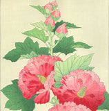 Kawarazaki Shodo - F081 Tachi Aoi (Hollyhock) - Free Shipping