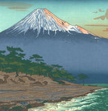 Okada Koichi - #P1 Hagoromo Kaigan no Fuji  (The view of Mt.Fuji from Hagoromo coast)　(羽衣海岸の富士) - Free Shipping