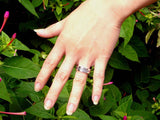 Saito - Posy Silver 950 Ring - "I can't wait to see you."
