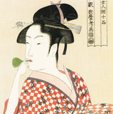 Kitagawa Utamaro - Bijin-ga (Beautiful woman in Edo era) - Ukiyoe Origami