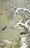 Sankoh Kakejiku - KZ2G9-036- Ito Jakuchu - Setchu Chokinzu- Free Shipping