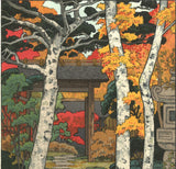 Yoshida Toshi - #015401 Hakone Shinsengo Sangetsuan (Sangetuan Hakone Museum) - Free Shipping