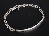 Saito - Thirteen Buddha in Sanskrit Characters Silver 950 Bracelet