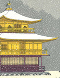 Kato Teruhide - #031 Kinkaku-Ji Sekkey  (Kinkaku-Ji in snow) - Free Shipping