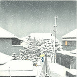 Kawase Hasui - #HKS-16  Daichi no Yuki (Snow at Daichi) - Free Shipping