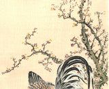 Ito Jakuchu - Bijyu shin Kei zu (Japanese Chickens & Plum Tree) - Free Shipping