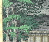 Asano Takeji - Sanjyusangendo Ame (Rain in Sanjyusangendo temple, Kyoto) - Free Shipping
