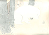 Kamisaka Sekka - #3 Enokoro (Puppies & a snail) - Free Shipping