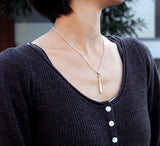 Saito - Baseball Bat Pendant top (Silver 925) w/ Genuine Diamond (0.035ct)